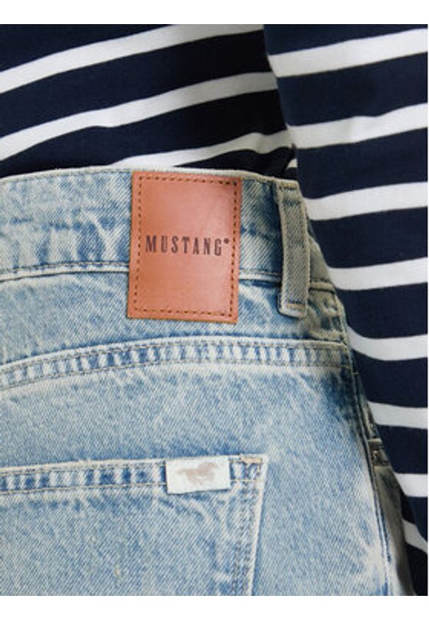 Mustang Jeansy Madison 1016929 Niebieski Wide Fit. Kolor: niebieski