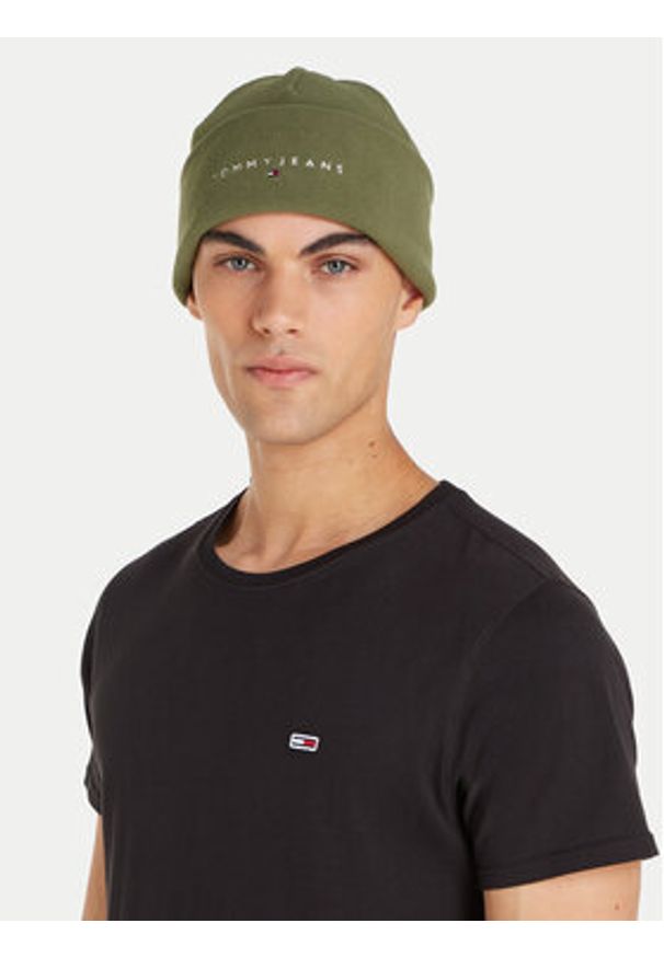 Tommy Jeans Czapka AM0AM12638 Zielony. Kolor: zielony. Materiał: poliester