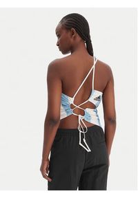 Adidas - adidas Top Argentina KE2295 Błękitny Slim Fit. Kolor: niebieski. Materiał: syntetyk #3