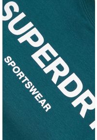 Superdry t-shirt damski kolor zielony. Kolor: zielony #2
