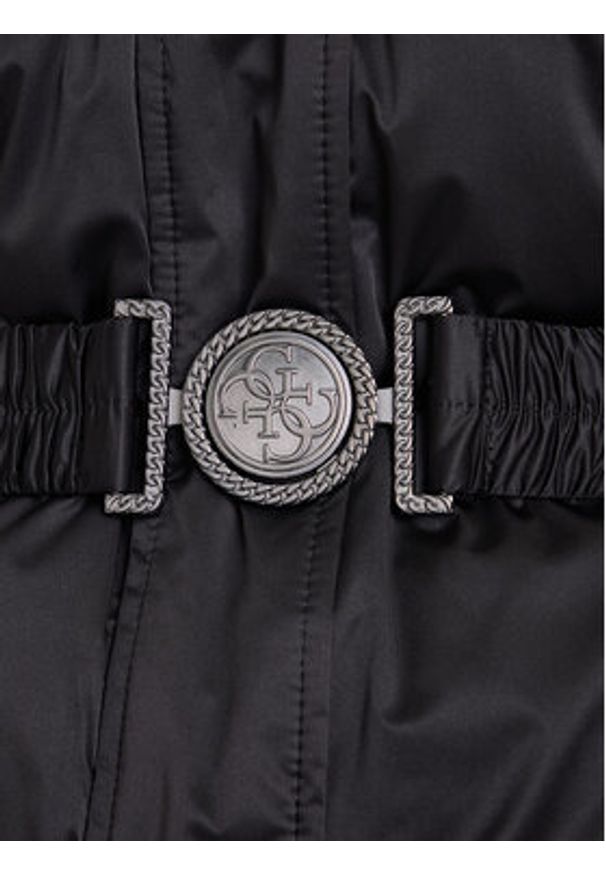 Guess Kurtka puchowa W5BL30 W2802 Czarny Regular Fit. Kolor: czarny. Materiał: syntetyk