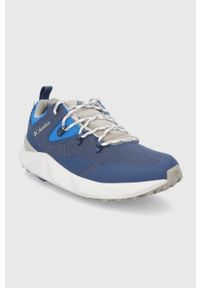 columbia - Columbia buty Facet 60 Low męskie kolor granatowy. Nosek buta: okrągły. Zapięcie: sznurówki. Kolor: niebieski. Materiał: guma