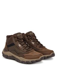 skechers - Skechers Trekkingi Santoro 205587 COC Brązowy. Kolor: brązowy. Materiał: skóra. Sport: turystyka piesza #3