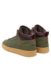 Adidas - adidas Sneakersy Rapid Court Mid Winterized JR0184 Zielony. Kolor: zielony. Materiał: skóra #3
