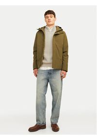 Jack & Jones - Jack&Jones Sweter Craig 12260826 Écru Regular Fit. Materiał: syntetyk #5