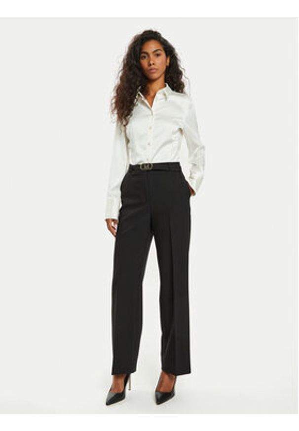 Marciano Guess Spodnie materiałowe Celia 4BGB03 7046A Czarny Regular Fit. Kolor: czarny. Materiał: syntetyk