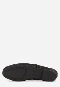 Renee - Czarne Balerinki Mary Jane z Ażurową Cholewką Imitującą Plecionkę Timina. Zapięcie: bez zapięcia. Kolor: czarny. Szerokość cholewki: normalna. Wzór: ażurowy. Sezon: wiosna. Styl: boho #9