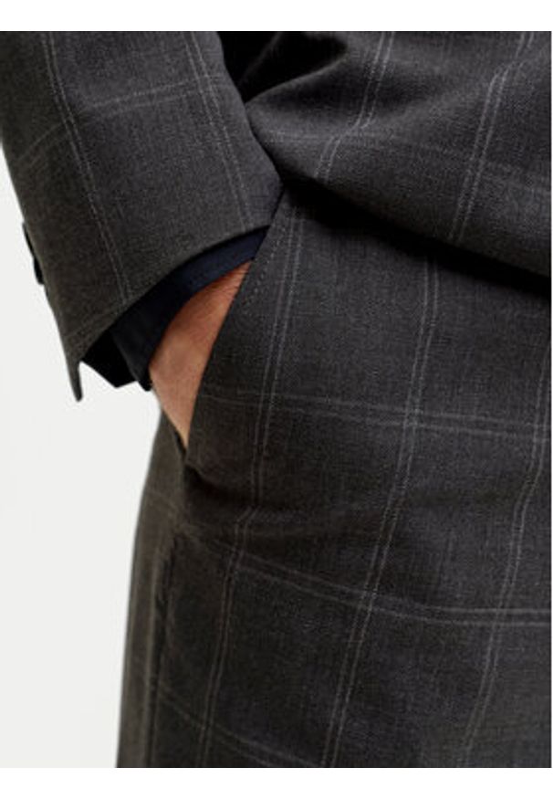 Jack & Jones Garnitur Franco 12183530 Szary Super Slim Fit. Kolor: szary. Materiał: syntetyk