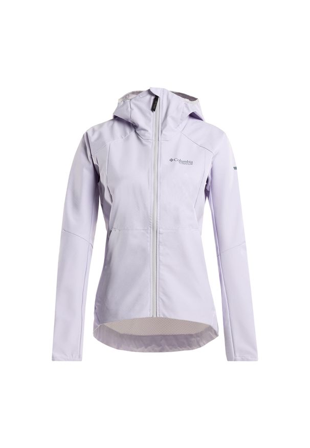 columbia - Kurtka softshell damska Columbia Platinum Peak. Kolor: fioletowy. Materiał: softshell