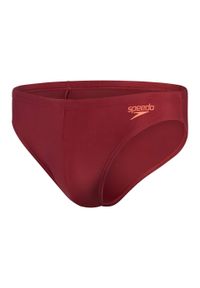 Slipy kąpielówki męskie Speedo Solar Brief. Kolor: czerwony. Materiał: poliester, lycra