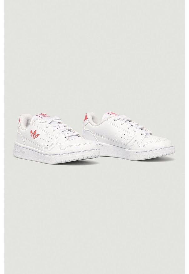 adidas Originals - Buty dziecięce NY 90 C. Nosek buta: okrągły. Zapięcie: sznurówki. Kolor: biały. Materiał: guma. Wzór: nadruk