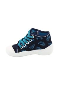Befado obuwie dziecięce 218P059 niebieskie. Kolor: niebieski. Materiał: tkanina, bawełna #5