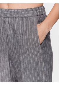 PESERICO - Peserico Spodnie materiałowe P04072 Szary Regular Fit. Kolor: szary. Materiał: len