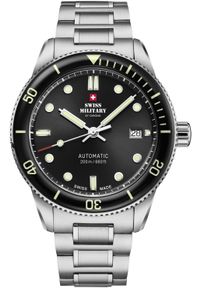 Zegarek Head Zegarek męski Swiss Military by Chrono SMA34106.01 srebrny. Kolor: srebrny #1