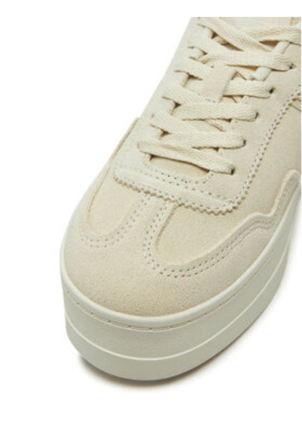 Tommy Jeans Sneakersy The Greenwich Flatform Elevated EN0EN02676 Beżowy. Kolor: beżowy. Materiał: zamsz, skóra