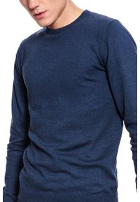 Wrangler - WRANGLER CREWNECK MĘSKI SWETER KLASYCZNY KNIT NAVY W8A02P114. Styl: klasyczny #7