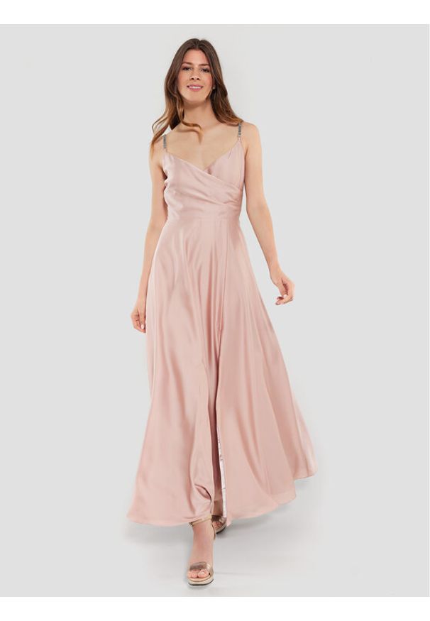 Swing Sukienka wieczorowa 5AE12300 Różowy Regular Fit. Kolor: różowy. Materiał: syntetyk. Styl: wizytowy