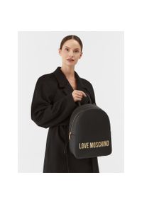 Love Moschino - Plecak LOVE MOSCHINO JC4193PP0HKD0000 Nero. Kolor: czarny. Materiał: skóra #1