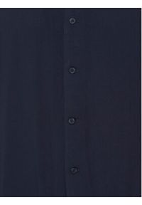 !SOLID - Solid Koszula 21107683 Granatowy Casual Fit. Okazja: na co dzień. Kolor: niebieski. Materiał: wiskoza. Styl: casual #3