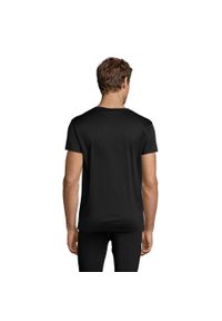 SOL'S - Koszulka Sprinterska Unisex Dla Dorosłych. Kolor: czarny
