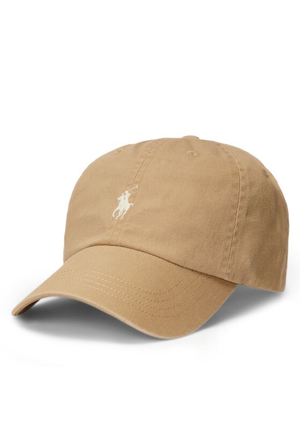 Polo Ralph Lauren Czapka z daszkiem 710667709092 Beżowy. Kolor: beżowy. Materiał: bawełna