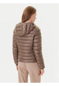 TOMMY HILFIGER - Tommy Hilfiger Kurtka puchowa WW0WW46788 Brązowy Regular Fit. Kolor: brązowy. Materiał: syntetyk #6