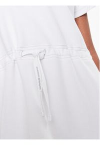 Napapijri Sukienka dzianinowa J-Loja NP0A4H5X Biały Loose Fit. Kolor: biały. Materiał: bawełna #3