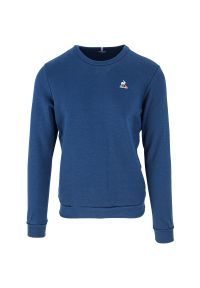 Bluza Le Coq Sportif ESS Crew Sweat, Mężczyźni. Kolor: niebieski. Materiał: bawełna. Sport: fitness
