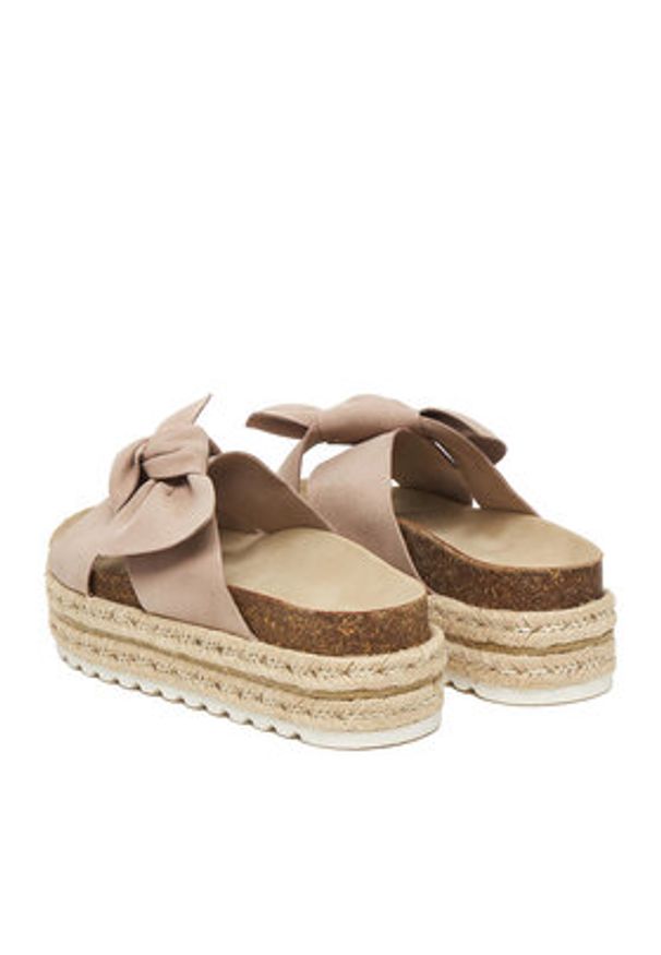 DeeZee Espadryle CT0626-16 Beżowy. Kolor: beżowy. Materiał: materiał