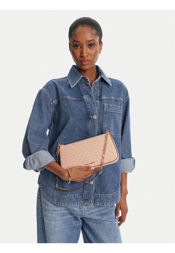 MICHAEL Michael Kors Torebka Empire Medium 32T5G8EW6V Różowy. Kolor: różowy. Materiał: skórzane