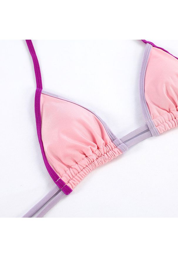Intica - Bikini plażowe minimalistyczne z wysokiej jakości materiału Theres. Kolor: wielokolorowy. Materiał: materiał
