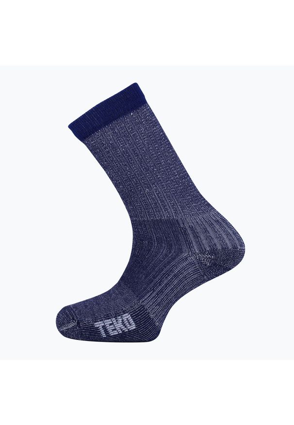 TEKO - Skarpety sportowe z wełny Merino Teko ecoHIKE Light Half Cushion 2.0. Kolor: szary. Materiał: wełna