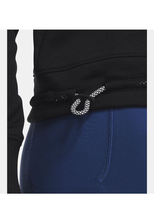 Bluza damska Under Armour Rival Fleece Mesh Crew (1365847-001). Okazja: na co dzień. Kolor: czarny. Materiał: mesh. Długość rękawa: raglanowy rękaw. Wzór: jednolity. Styl: casual, klasyczny