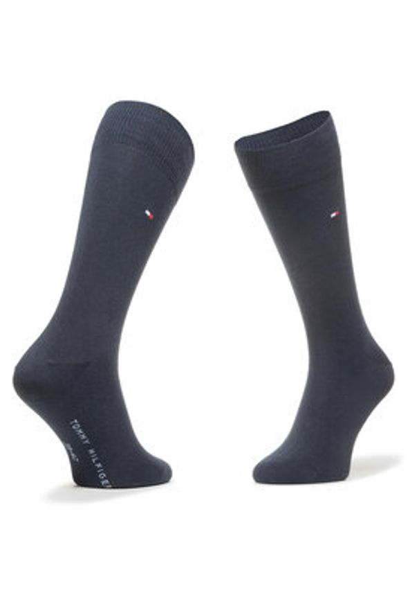 TOMMY HILFIGER - Tommy Hilfiger Skarpety długie 100001495 Granatowy. Kolor: niebieski. Materiał: materiał