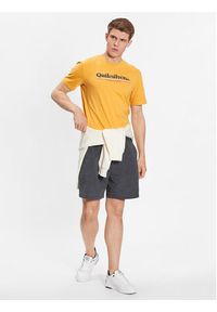 Quiksilver T-Shirt Between The Lines EQYZT07216 Żółty Regular Fit. Kolor: żółty. Materiał: bawełna #5