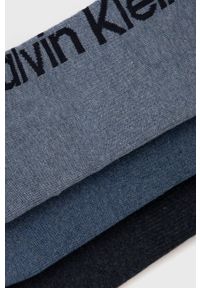 Calvin Klein Skarpetki (3-pack) męskie kolor niebieski. Kolor: niebieski #2