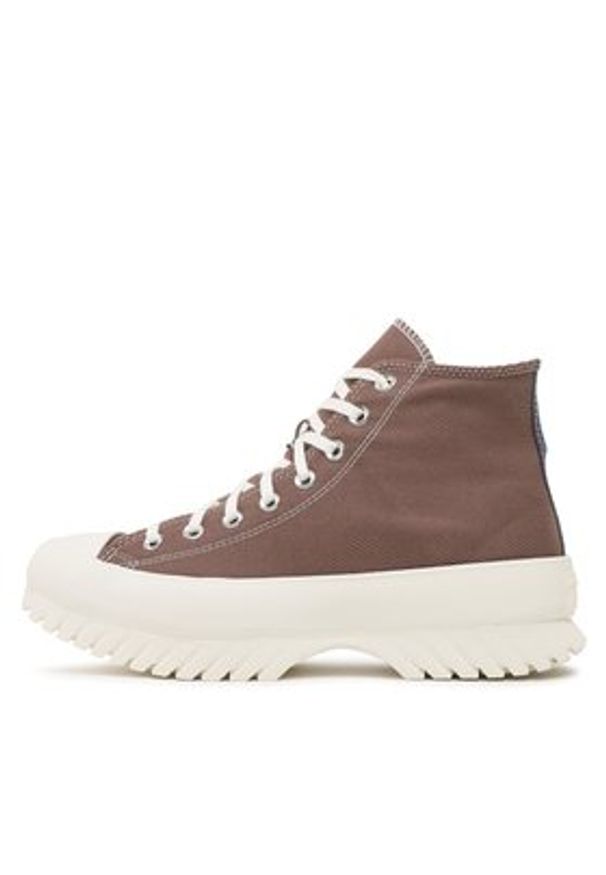 Converse Trampki Chuck Taylor All Star Lugged 2.0 Hi A03808C Brązowy. Kolor: brązowy. Materiał: materiał