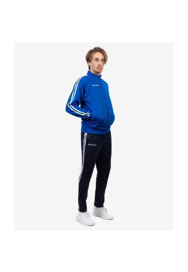 Givova Tuta Revolution Summer dres. Kolor: niebieski. Materiał: dresówka. Sport: piłka nożna