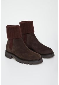 Baldinini - Botki damskie zamszowe BALDININI. Materiał: zamsz #1