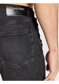Calvin Klein Szorty jeansowe K10K108676 Czarny Slim Fit. Kolor: czarny. Materiał: jeans, bawełna #2