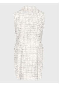 Glamorous Sukienka dzianinowa CK6798 Biały Regular Fit. Kolor: biały. Materiał: syntetyk #3