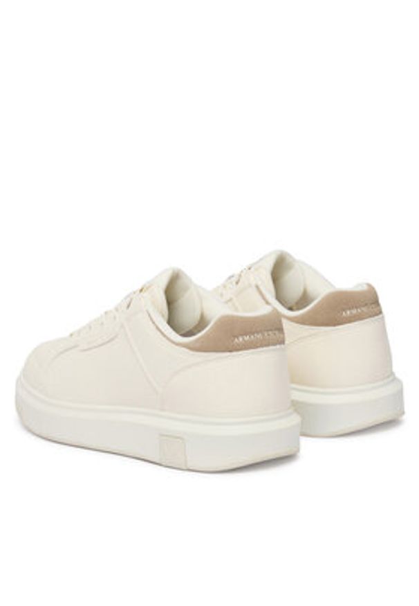 Armani Exchange Sneakersy XM001722 AF17540 MZ754 Biały. Kolor: biały. Materiał: skóra