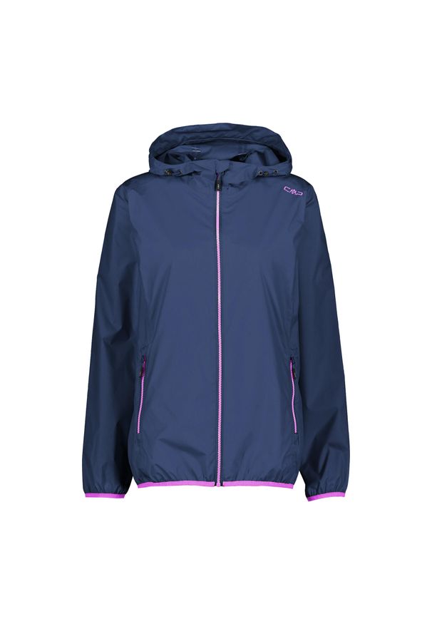 Kurtka damska turystyczna CMP 32X5796. Typ kołnierza: kaptur. Kolor: wielokolorowy, niebieski, różowy. Sport: turystyka piesza