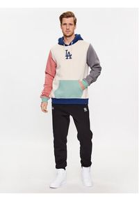 47 Brand Bluza Los Angeles Dodgers BB012PMOPXQ601378BN Beżowy Regular Fit. Kolor: beżowy. Materiał: bawełna #5