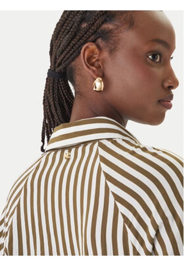 LOLA CASADEMUNT Sukienka koszulowa MS2616038 Zielony Regular Fit. Kolor: zielony. Materiał: wiskoza. Typ sukienki: koszulowe