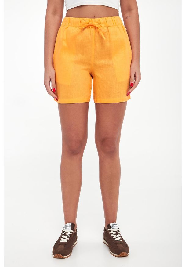 Ecoalf - Szorty damskie lniane Eras ECOALF. Materiał: len