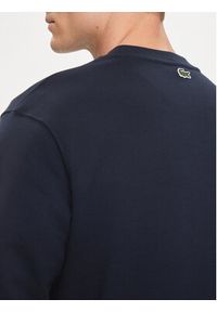 Lacoste Bluza SH1420 Granatowy Regular Fit. Kolor: niebieski. Materiał: bawełna #3
