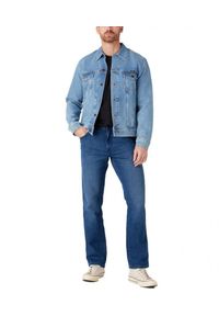 Wrangler - WRANGLER TEXAS MĘSKIE SPODNIE JEANSOWE JEANSY LEON BLUE W121AG42B