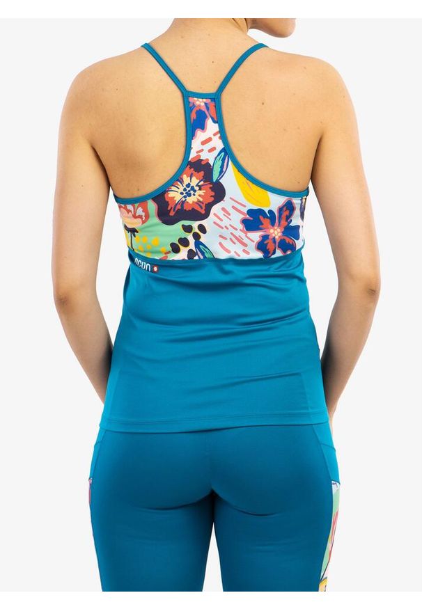 OCUN - Top wspinaczkowy damski Ocun Arista. Kolor: zielony, niebieski, wielokolorowy. Materiał: materiał. Styl: sportowy, elegancki