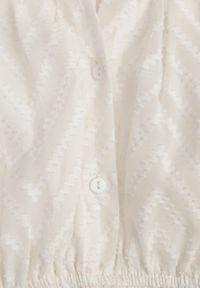 Renee - Jasnobeżowa Sukienka Mini w Skośne Paski o Rozkloszowanym Fasonie z Gumką w Talii Tennari. Kolor: beżowy. Materiał: materiał. Wzór: paski. Długość: mini #2